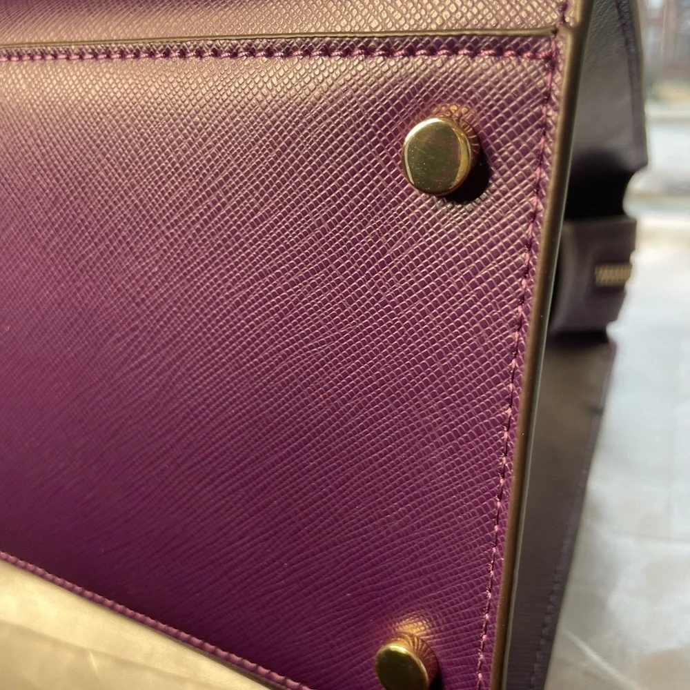 SOLD 💵NWT Kate Spade Madison Plum Satchel - Picture 4 of 7